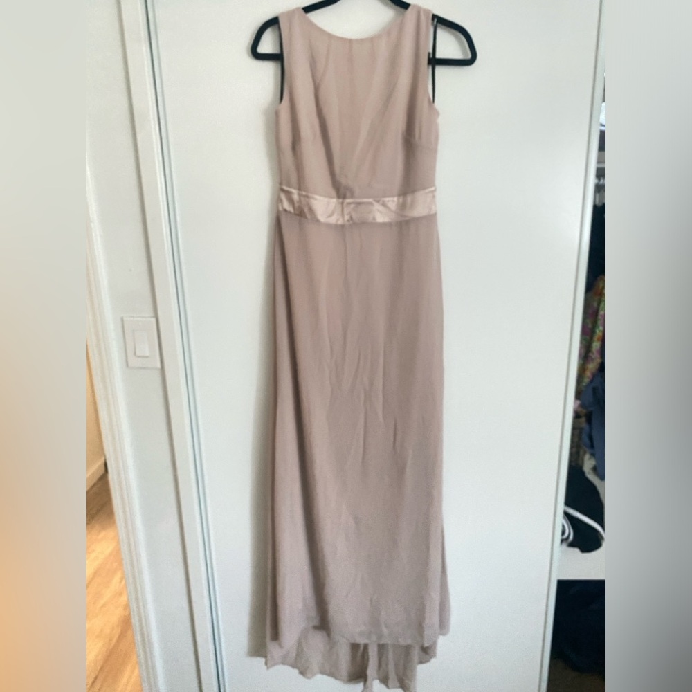 TFNC Bridesmaid Maxi Dress in Sand